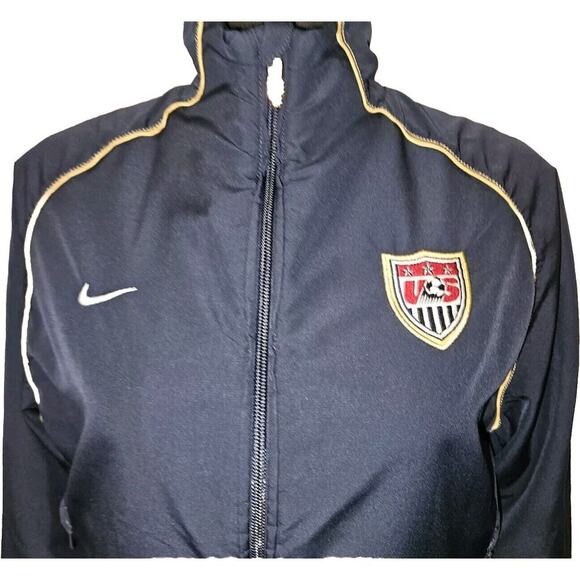 Nike Team USA Women's Soccer Blue Full Zip Soccer Jacket Size Medium - Picture 4 of 14
